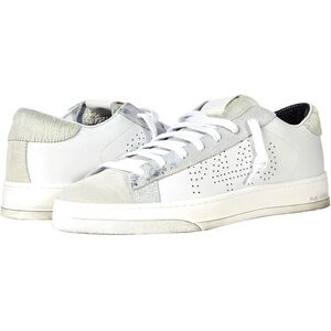 P448 Jack Sneaker Zebra y Sz 39 pink sole GUC